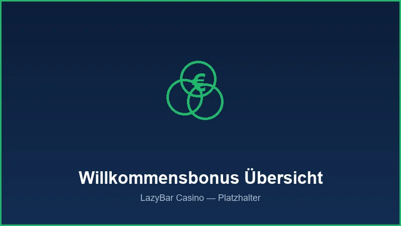 Übersicht Willkommensbonus bei LazyBar Casino mit Match und Freispielen